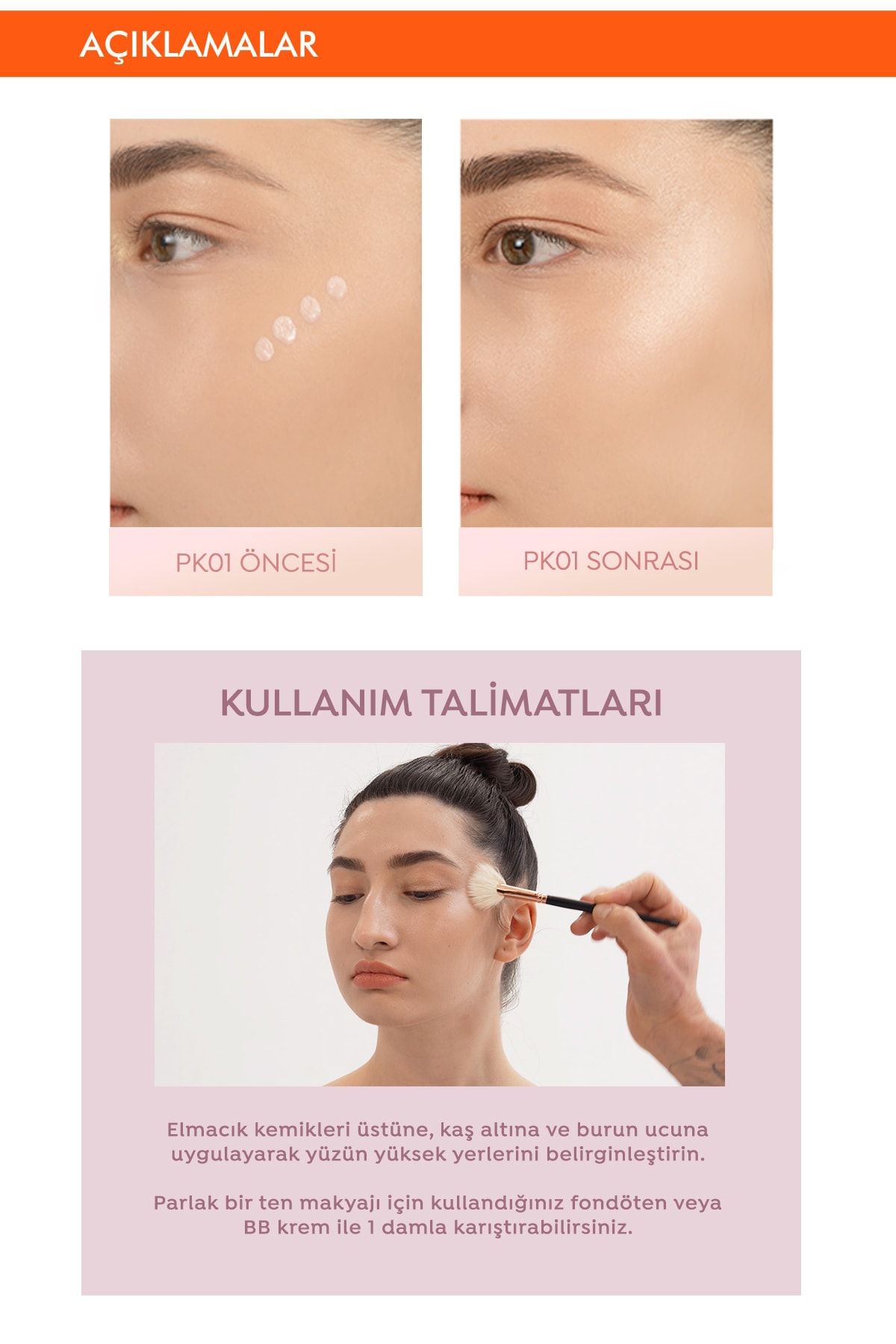 NYX Professional Makeup Yüz & Vücut Simi için Baz - Glitter Primer