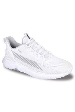 26441 Beyaz - Açık Gri Unisex Spor Ayakkabı 02623