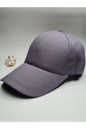 Füme Renk Kanvas Şapka 1001