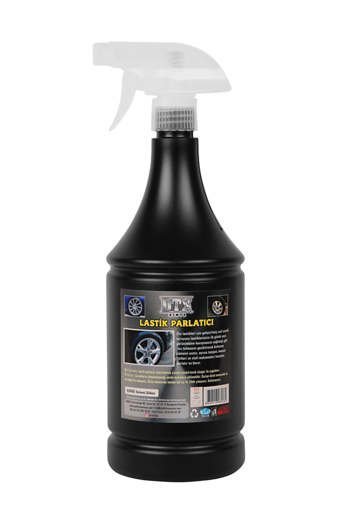 Sanayi Kimya Oto Ve Motorsiklet Lastik Parlatıcı Jel 1 Litre