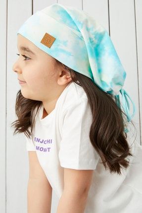 Kız Çocuk Batik Doğa Ip Detaylı 4 Mevsim Şapka Bere Buff -yumuşak Doğal Penye BG850K05