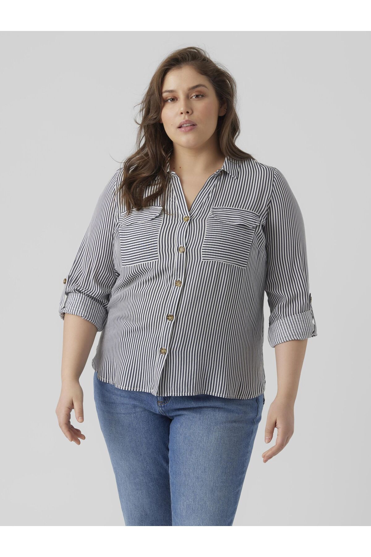 Veromoda Curve-ΠΟΥΚΑΜΙΣΟ VMBUMPY L/S NEW CURVE GA NOOS 1