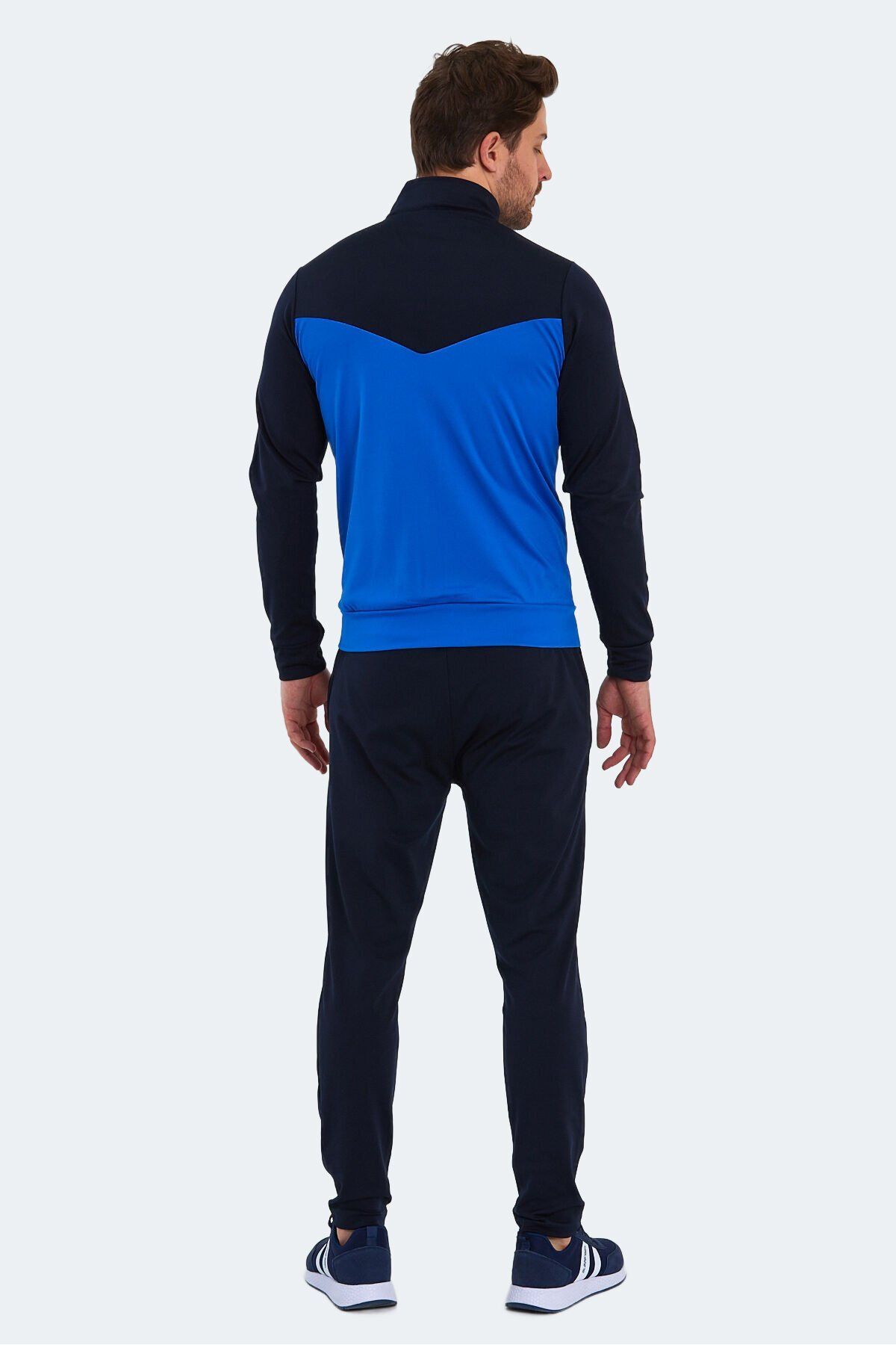 Mens royal shop blue tracksuit
