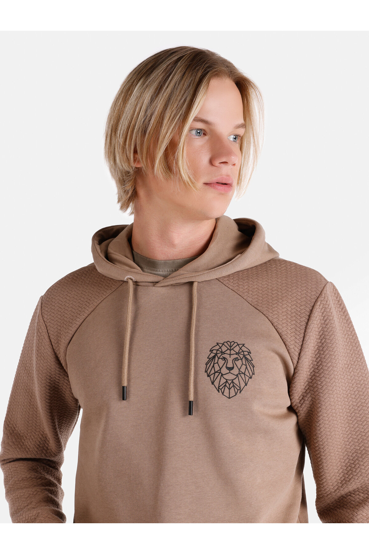 تیشرت مردانه قهوه ای کولینزColin’s | .CL1066047_Q1.V2_CML اورجینال - تصویر 4