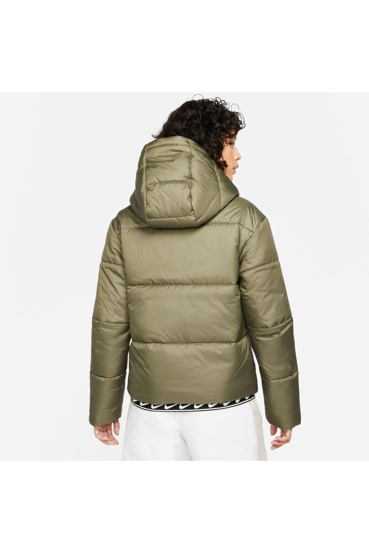 Nike khaki shop puffer jacket