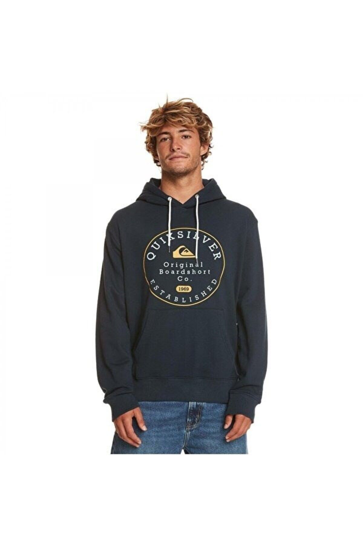 Quiksilver Qu ks lver Ls Tekstil Sweatsh rt Black Erkek Sweatshirt Erkek Giyim