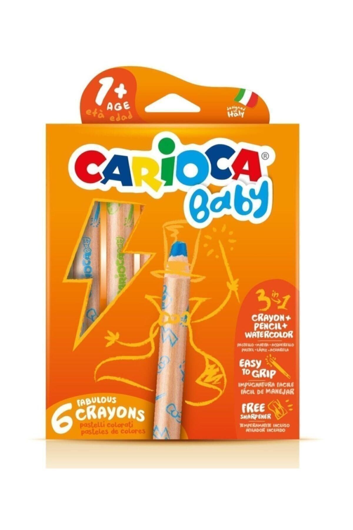 خودکار چند رنگ قلم 6 اورجینال Carioca