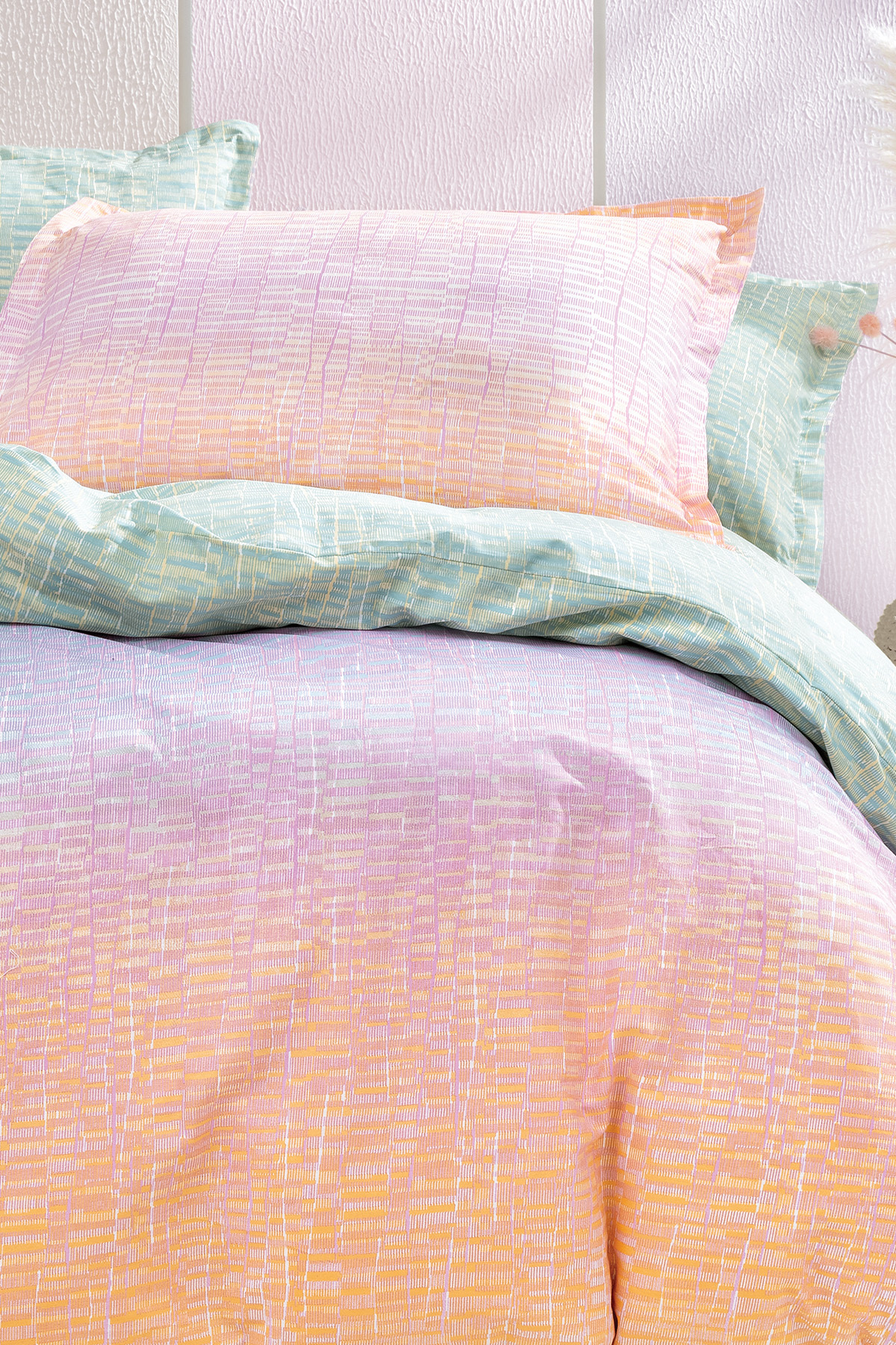 Yataş Mello Çift Kişilik Ranforce Nevresim Seti - Sarı fotoğrafı 2 (önizleme)