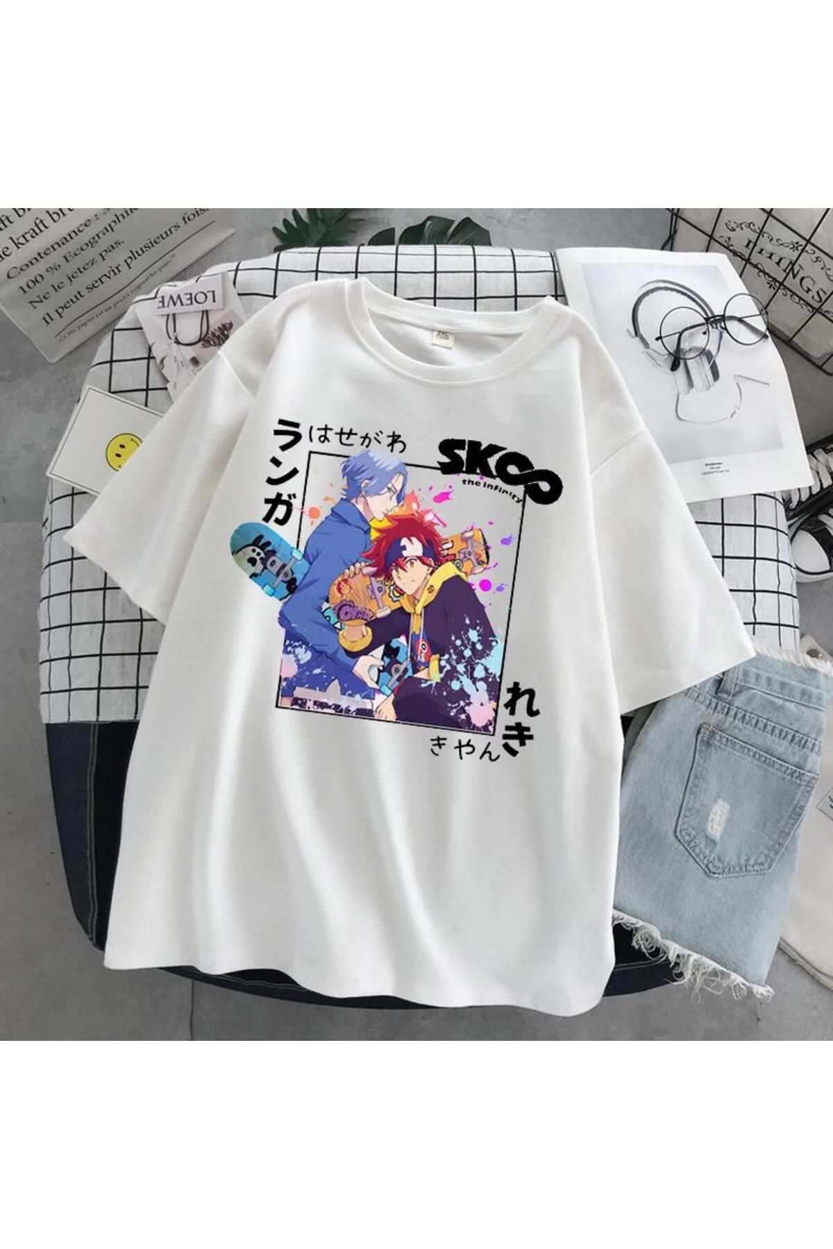 Vordevia Tricou Unisex Negru Skateboard Anime Infinity M113 Unisex - XL