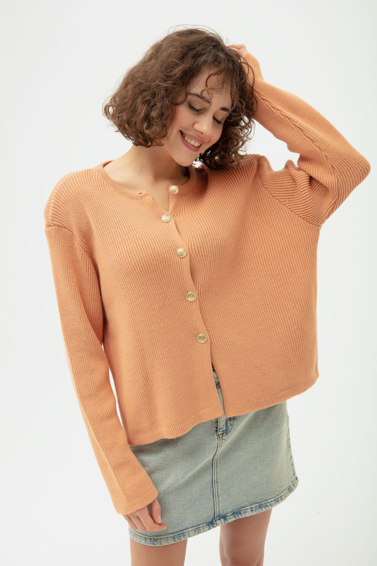 Salmon cardigan hotsell
