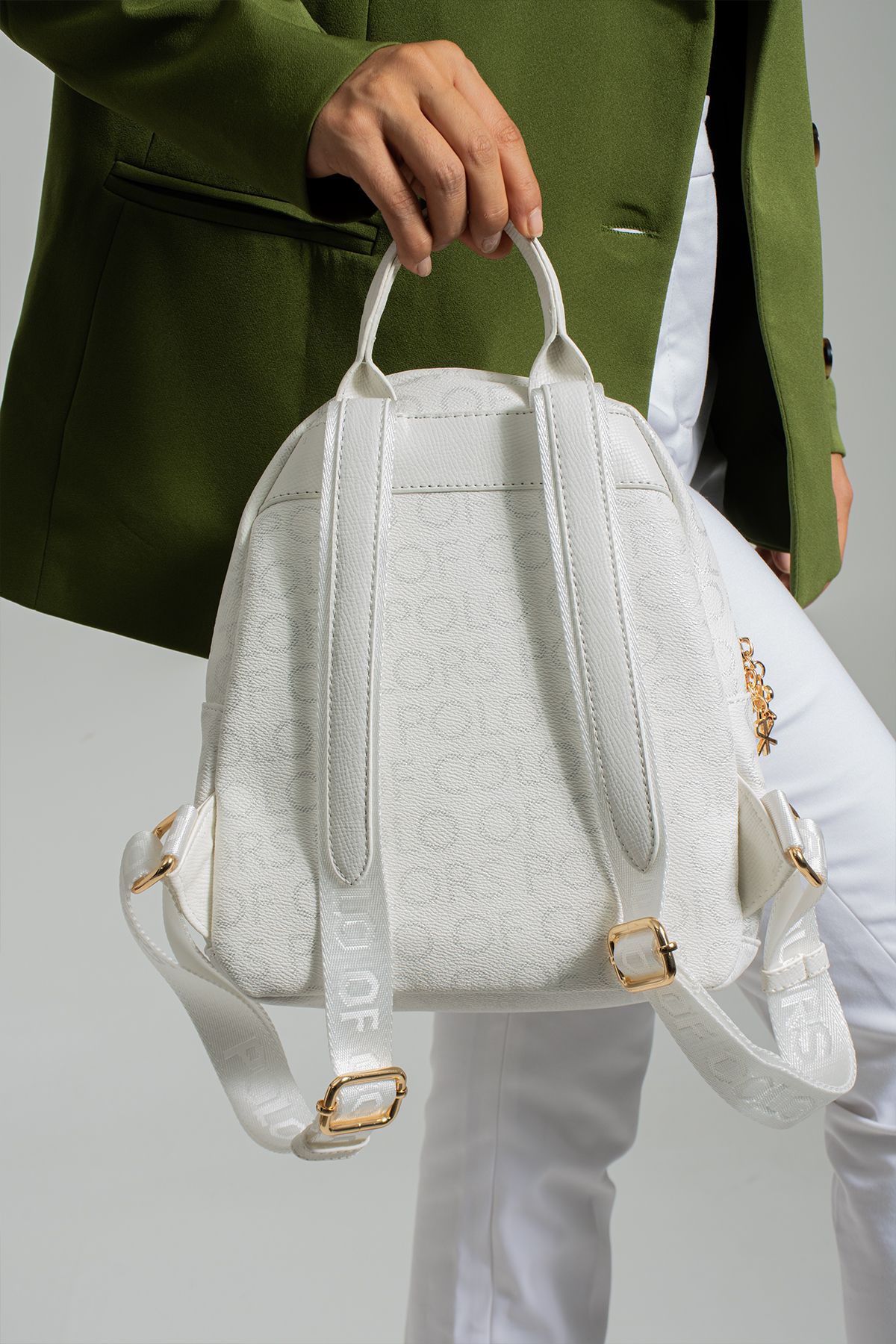 YOGII Shoulder Bag - White - Text Printed/Motto