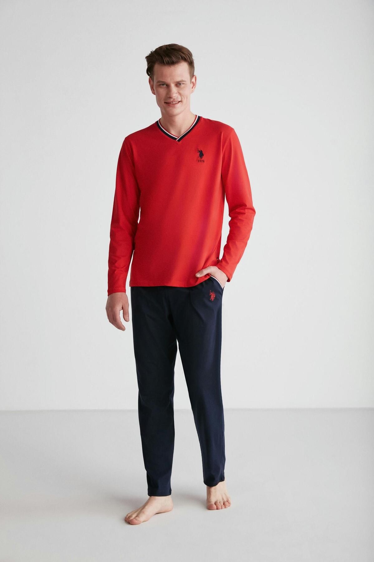 Polo pajamas sales red