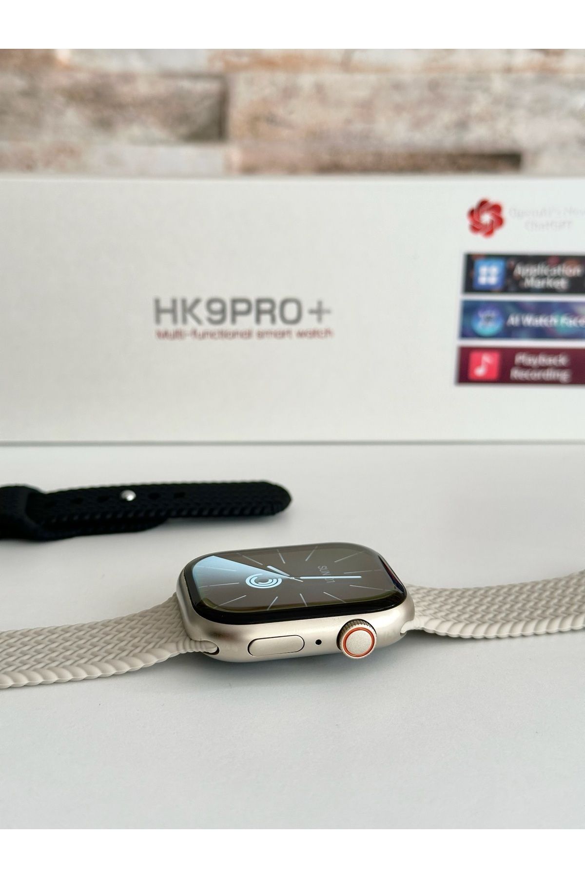 Wearfitpro Watch 9 Hk9 Pro Plus 100 Kişi Kayıt Son Sürüm V3 kulaklık hediye