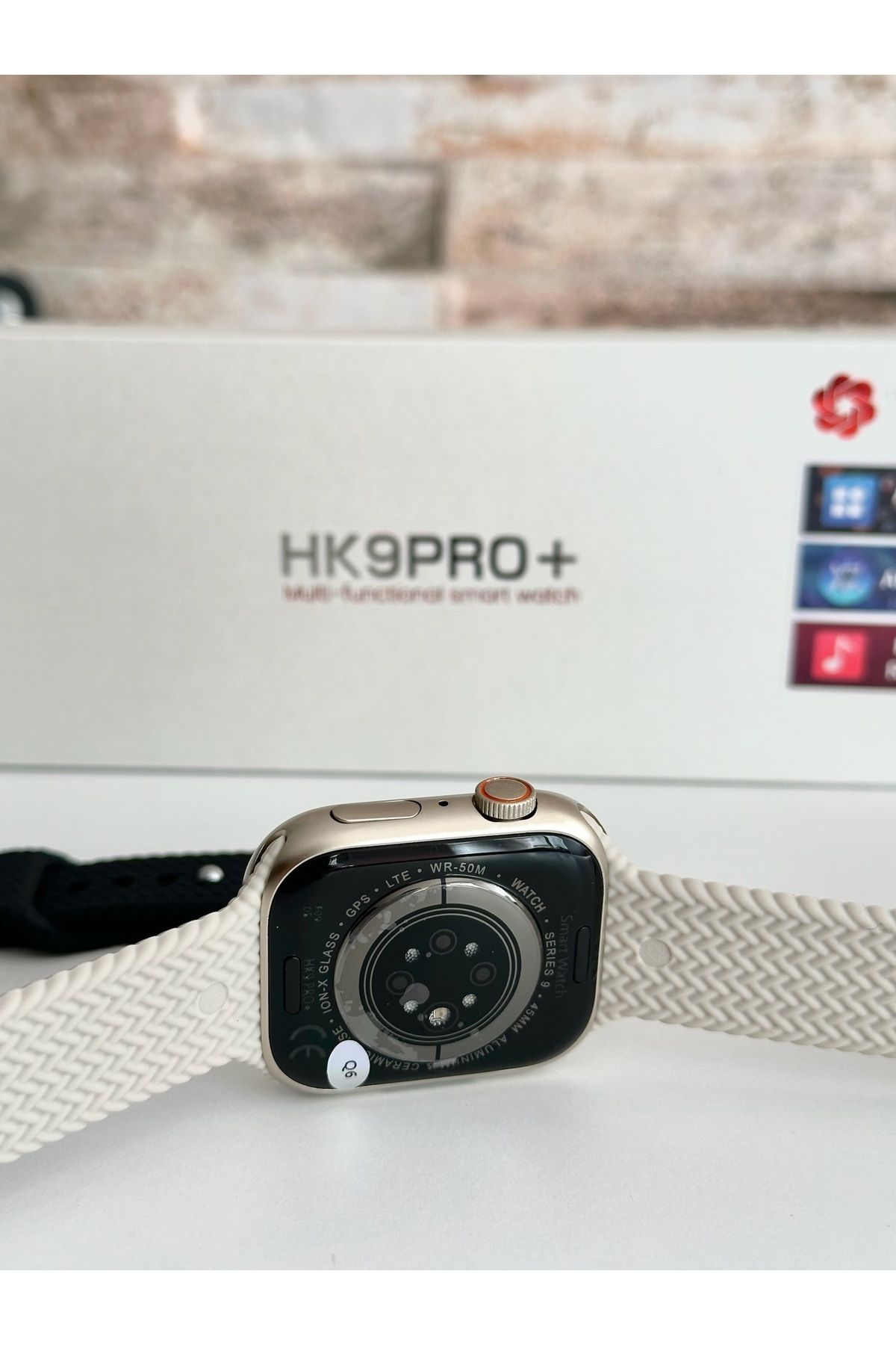 Wearfitpro Watch 9 Hk9 Pro Plus 100 Kişi Kayıt Son Sürüm V3 kulaklık hediye
