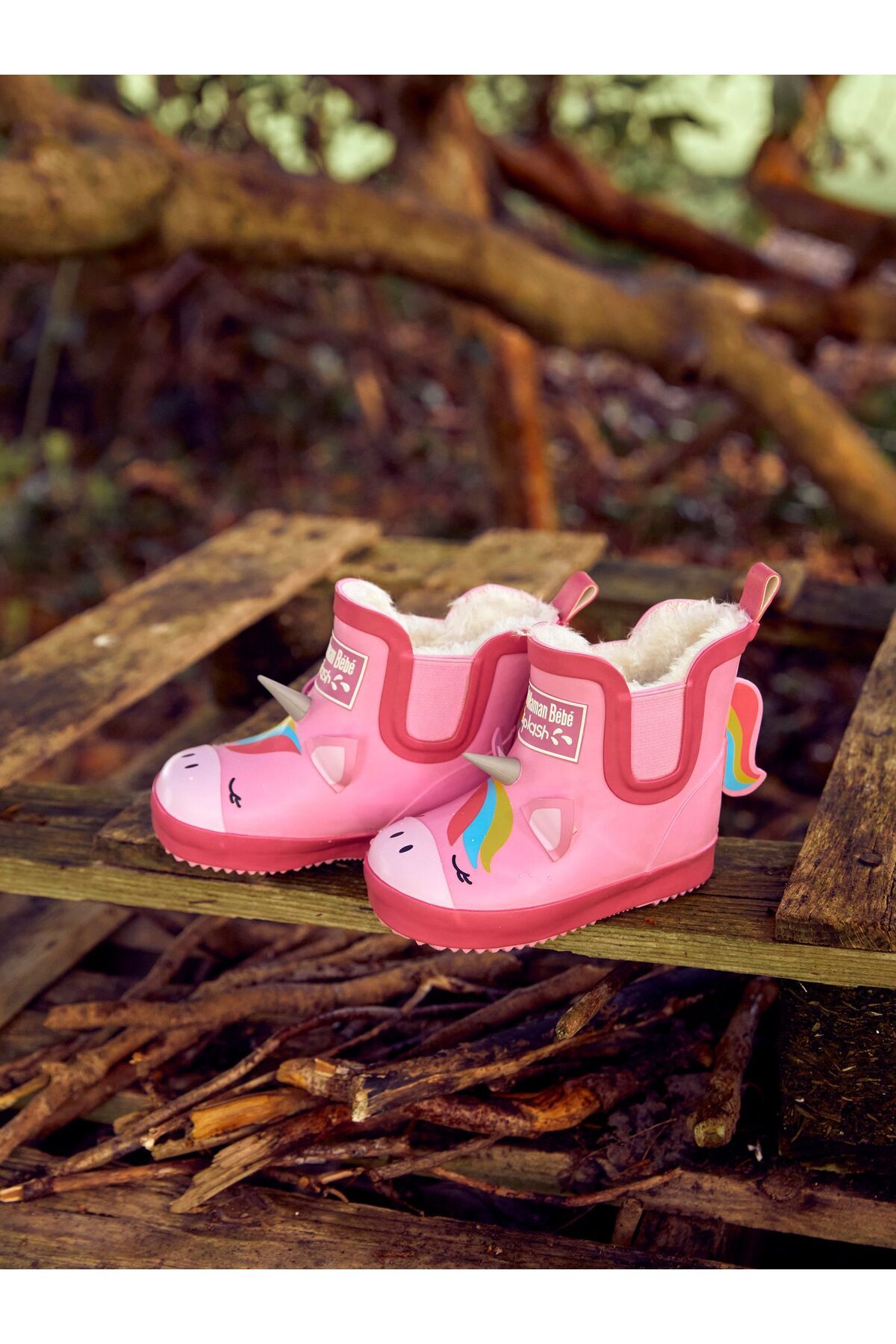 JoJo Maman B b Ankle Boots Pink Flat