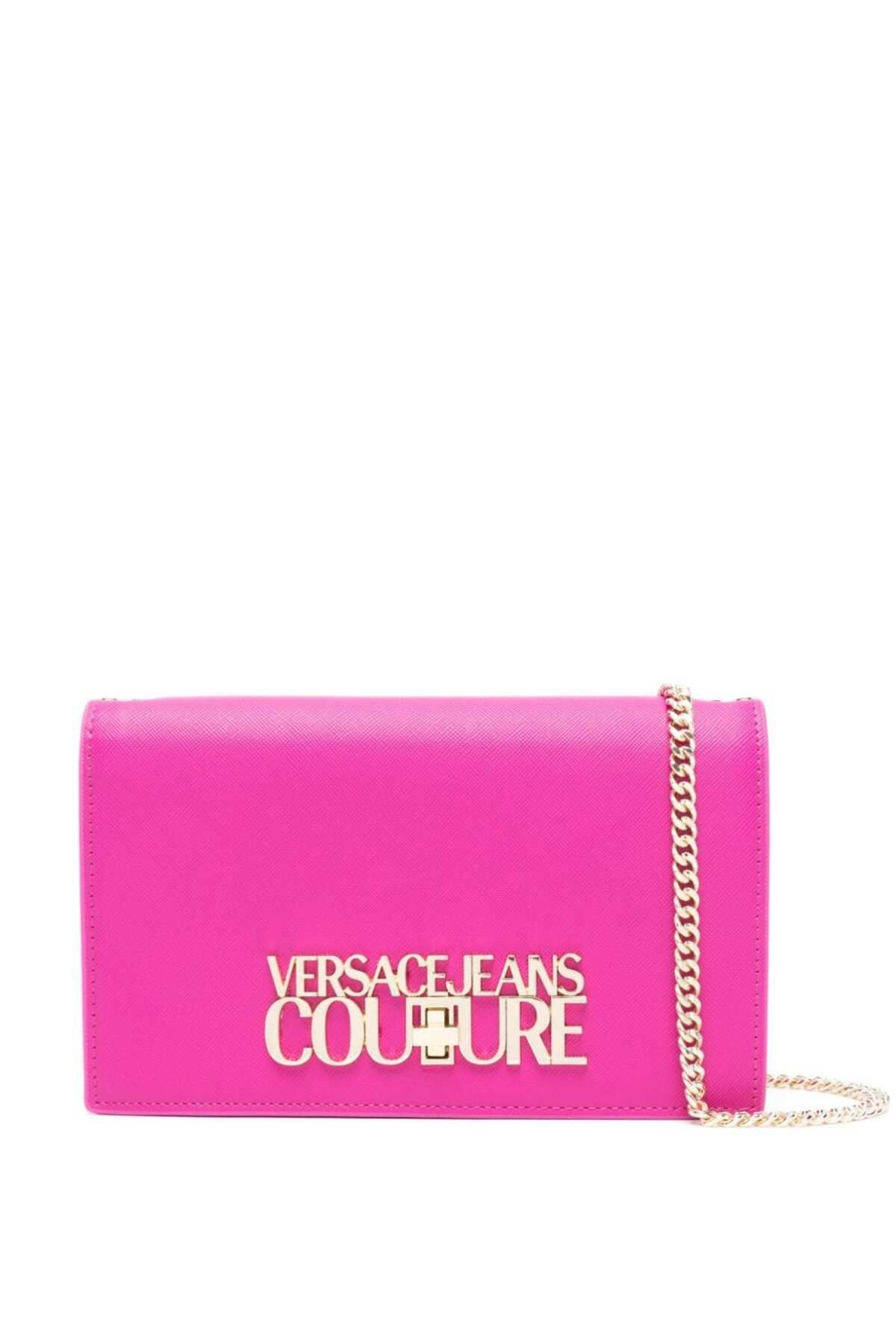 Versace Shoulder Bag Pink Logo Trendyol