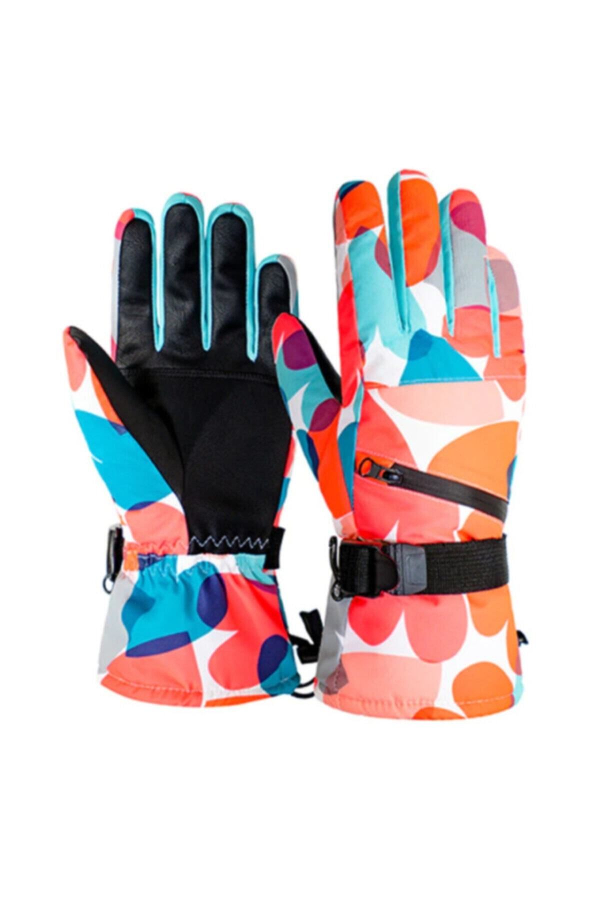Nikadu Ultralight Su Geçirmez Unisex Dokunmatik Kayak Snowboard Eldiveni
