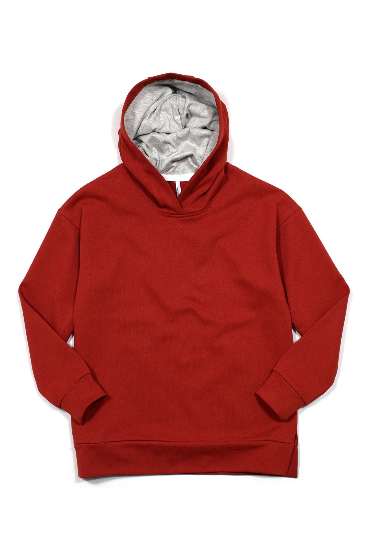 Dark red hoodie women's on sale