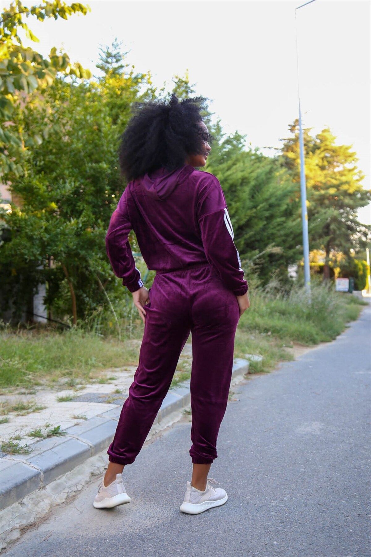 Akbeniz Women s Velvet Tracksuit 9078 Trendyol