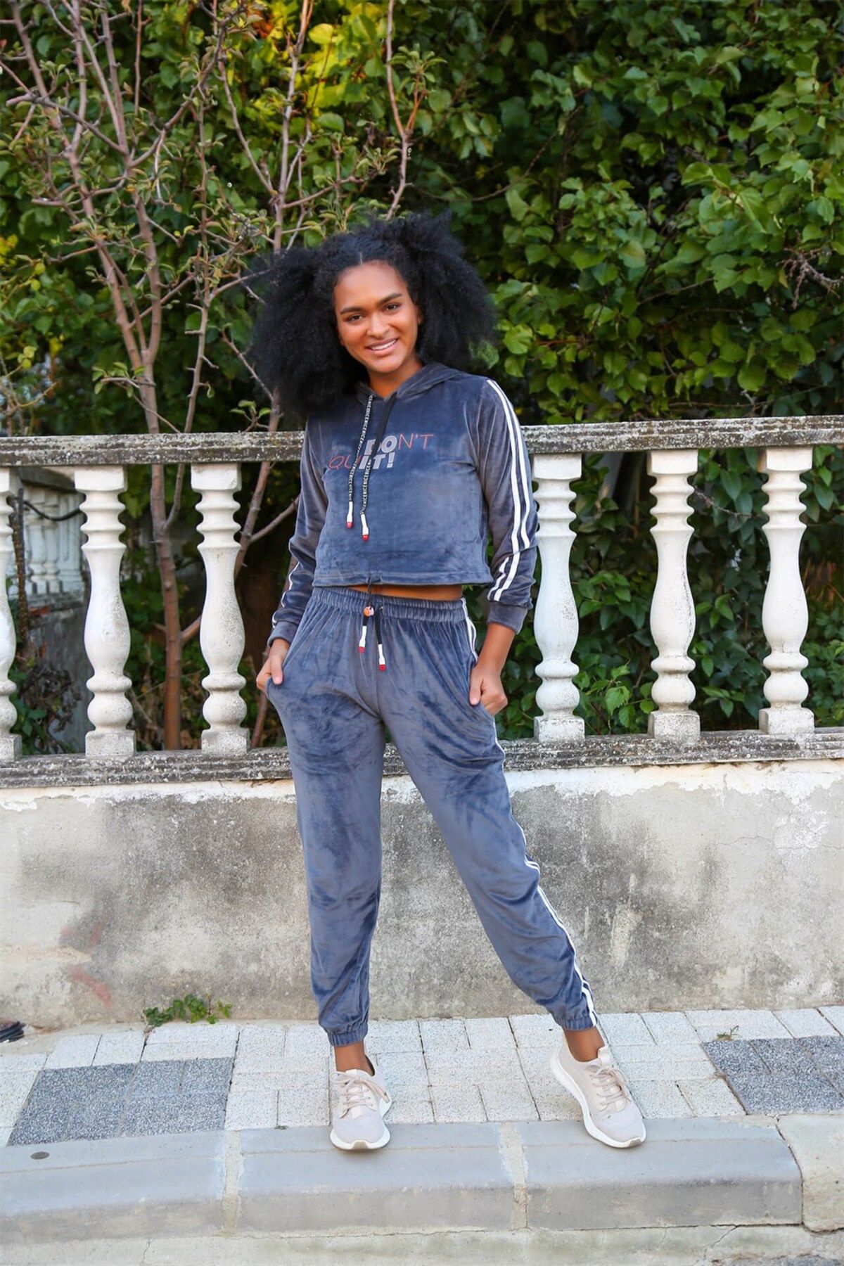 Adidas tracksuit velvet womens sales