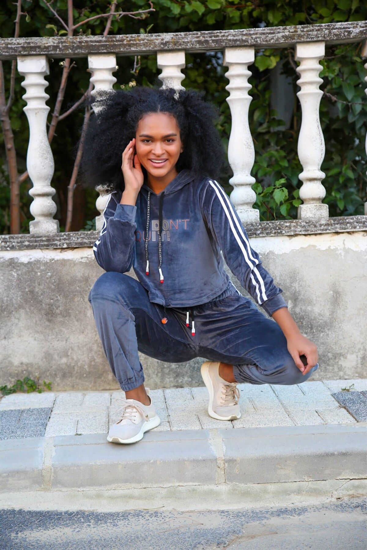 Adidas tracksuit womens velvet store