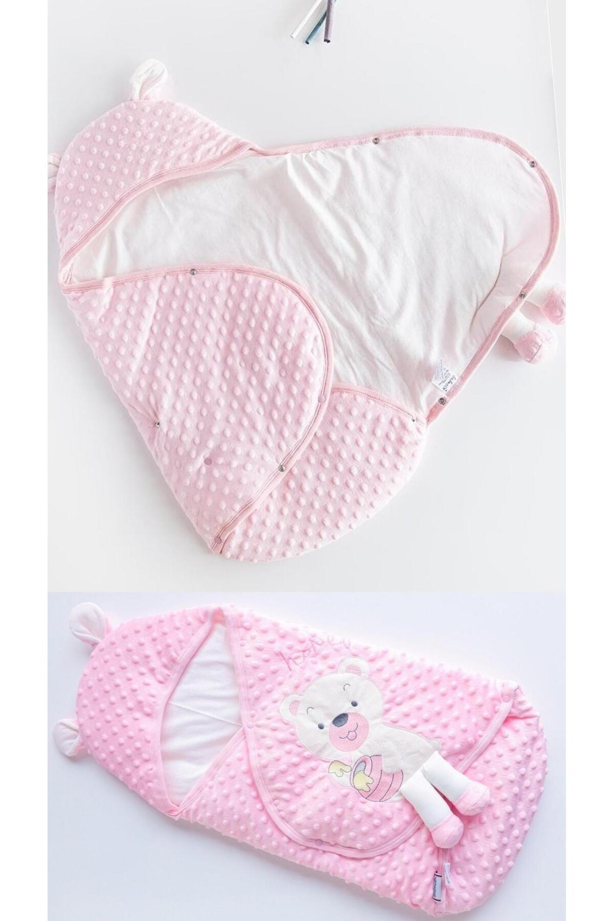 Necix's 6LI SEVİMLİ AYILAR DOĞUM SET(10’LU HASTANE ÇIKIŞ,BEBEK ÇANTASI,KUNDAK,BATTANİYE,MENDİL VE ÇORAP SET) fotoğrafı 7 (önizleme)