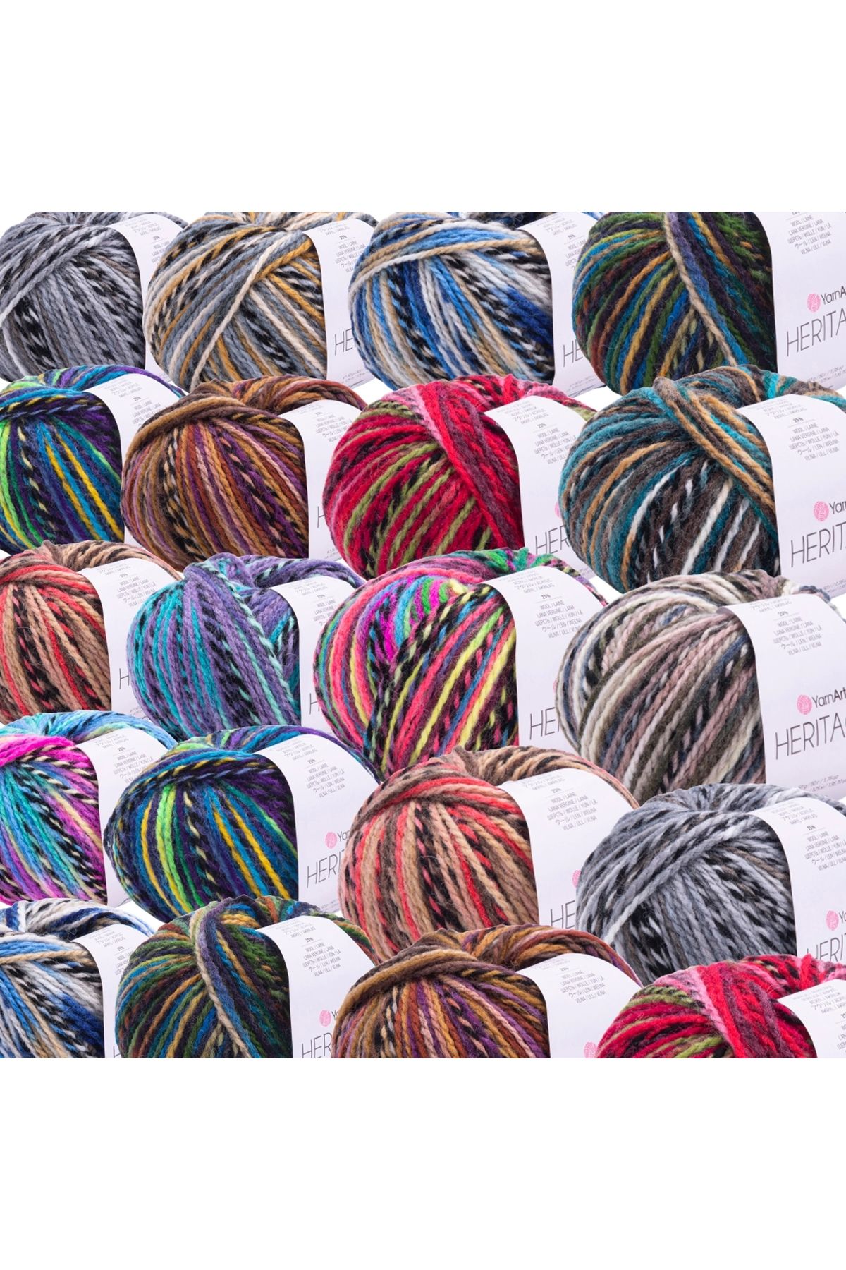 Multicolor yarn shop
