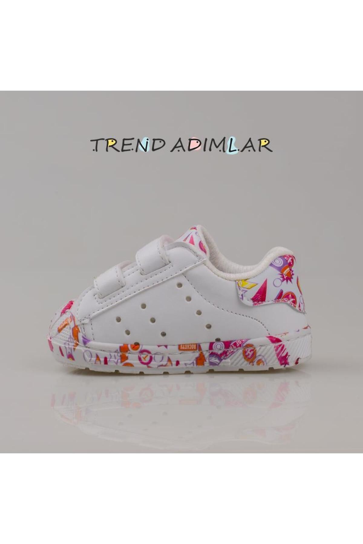 Trend Adımlar-حذاء رياضي للأطفال باللون الفوشيا Hero الخطوة الأولى 4
