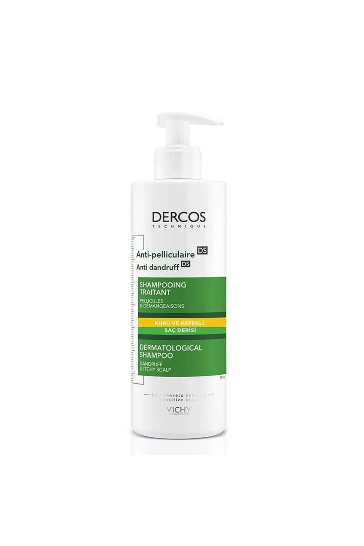 Vichy Dercos Anti Dandruff Anti-Recurrent Dandruff Shampoo for Dry Hair ...