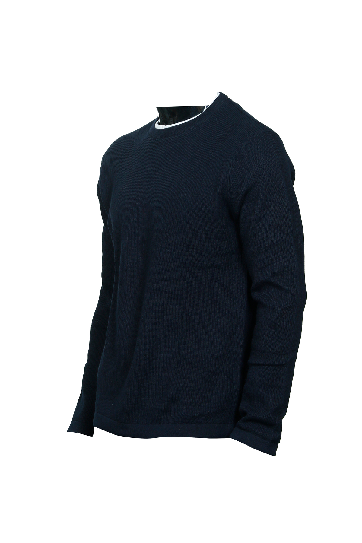 سویشرت مردانه آبی سرمه ای کوتون | 4WAM70058HT اورجینال - تصویر 4