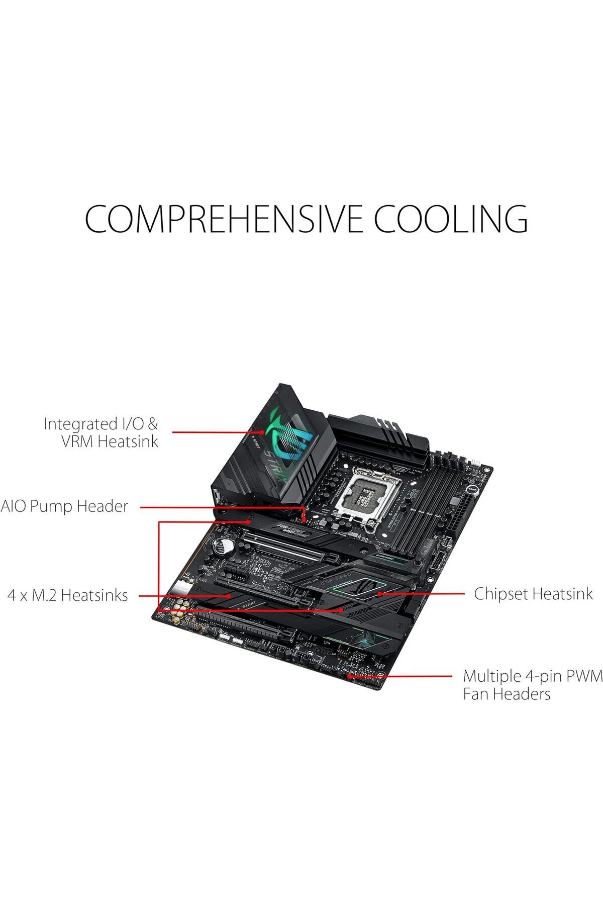 As-Asus ROG Strix Z790-F - Intel Z790 Gaming WiFi Motherboard, DDR5 7200 Memory, ATX Design (ROG Strix Z790-F) 3