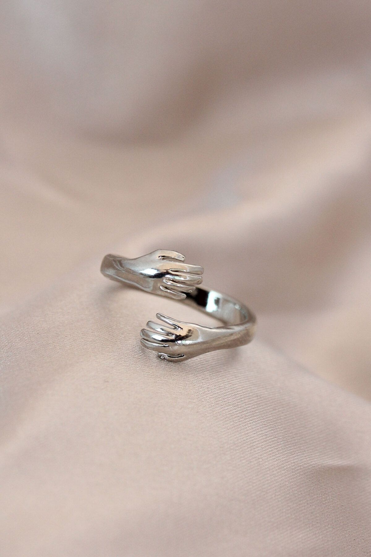 Sterling shop steel ring