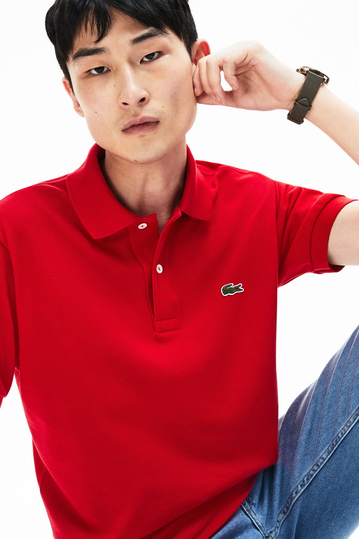 Lacoste-Polokošeľa Polo Kurzarmshirt z Baumwoll-Petit-Piqué s logom-Stickerei 7