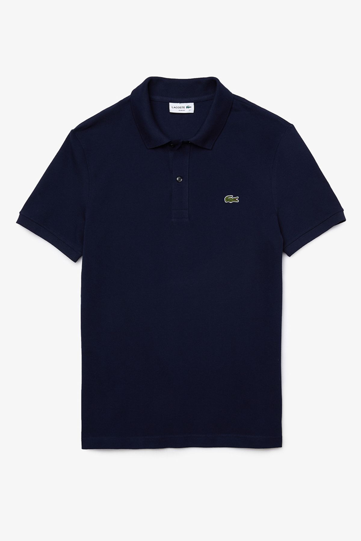 Dark blue hot sale lacoste polo shirt
