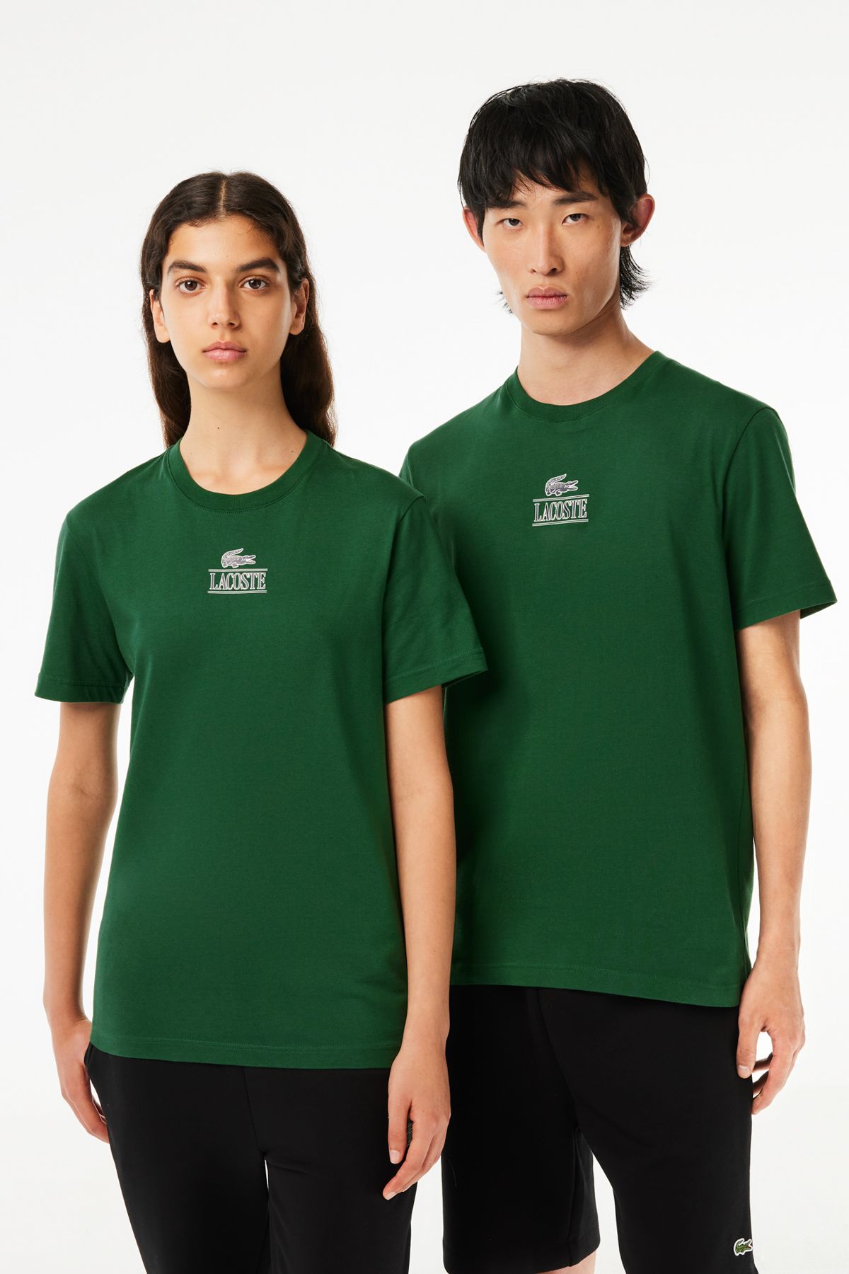 Green lacoste shorts hotsell