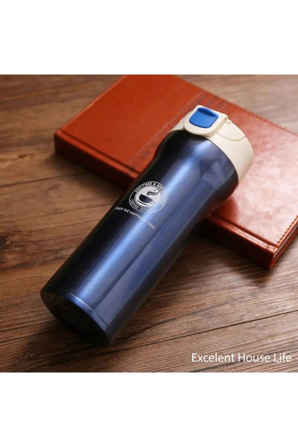 LaGabya Double Layer Stainless Steel Cup Mug Thermos Tea Coffee Thermos with Filter 380ml 12 Hours Hot Cold