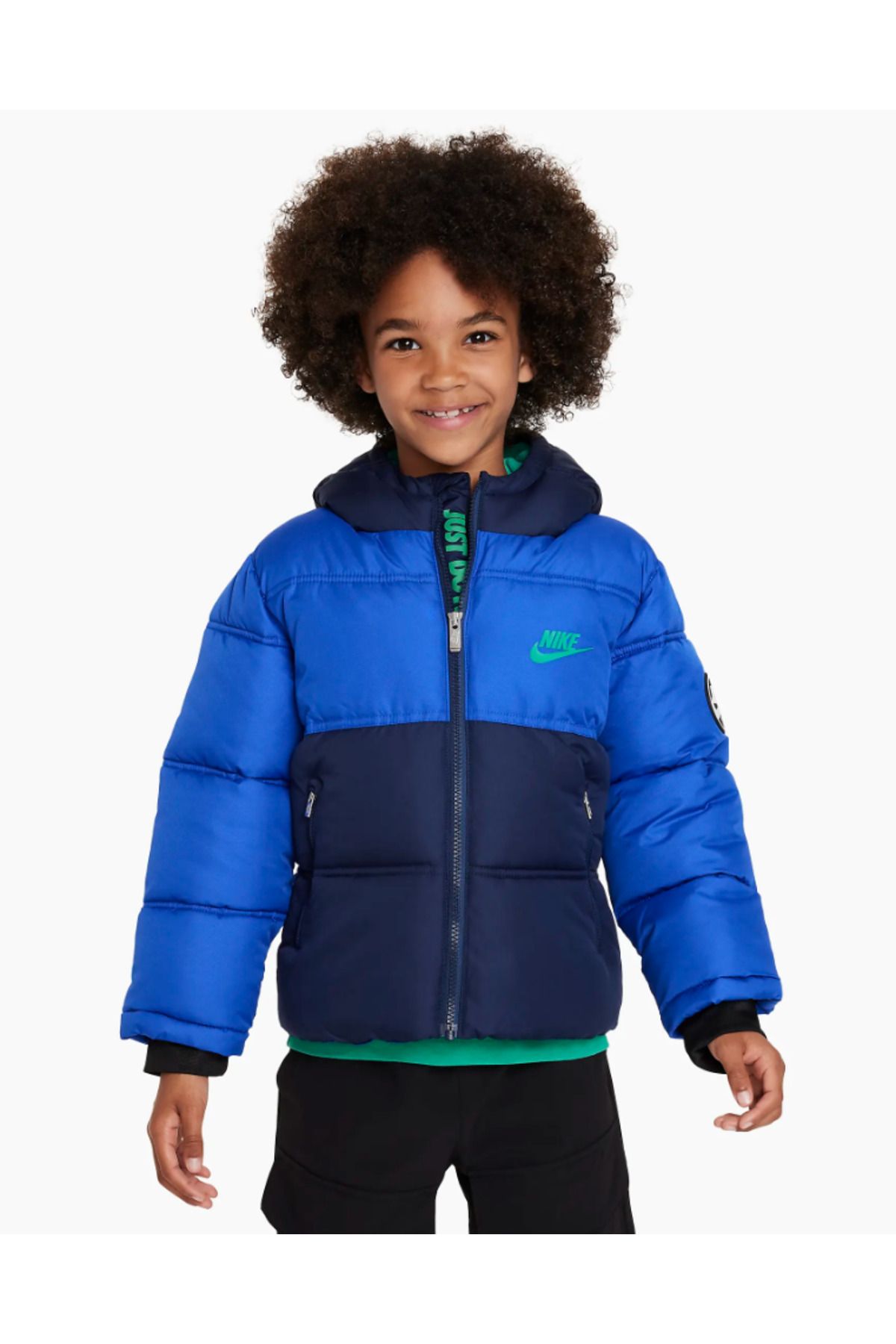 Nike blue hot sale winter jacket