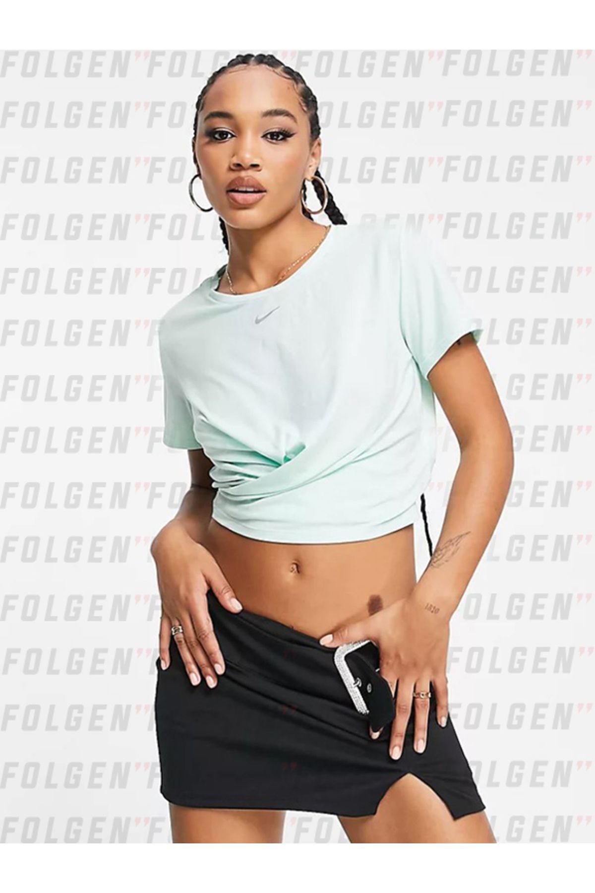 Nike mint top t shirt