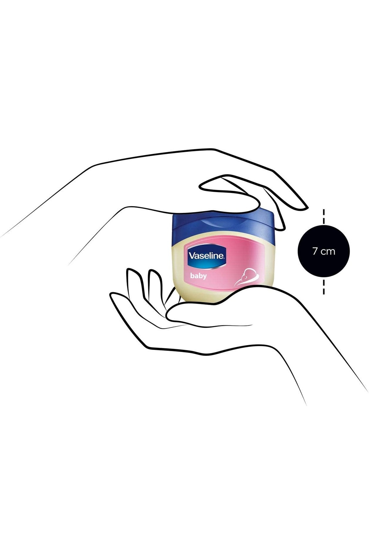 Vaseline Nemlendirici Jel Krem (vazelin) 100ml Baby (4 Lü Set) fotoğrafı 6 (önizleme)