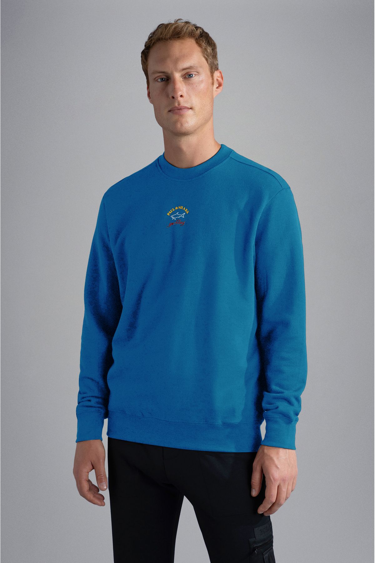 Paul Shark Sweatshirt Blue Regular fit Trendyol