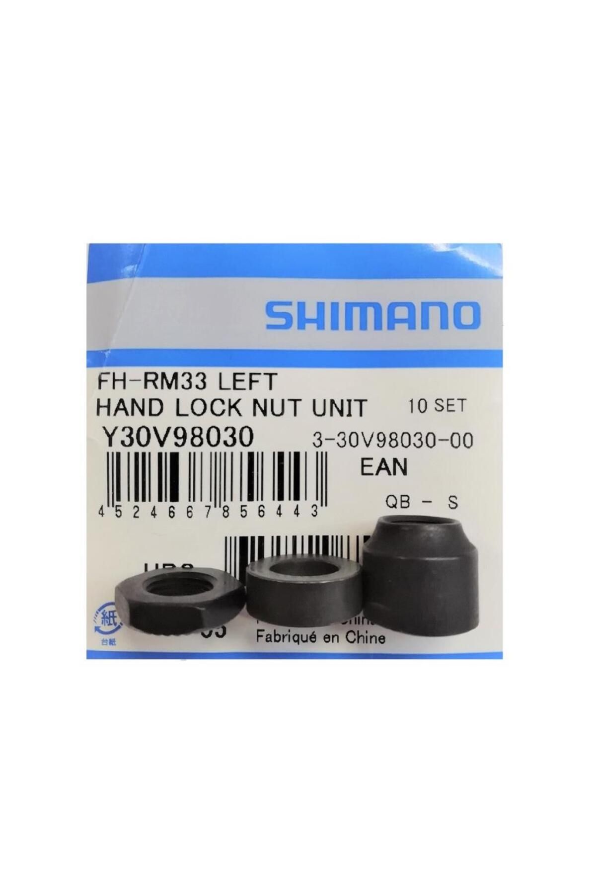 Shimano-Fh-rm33 Locking Nut Unit for Hub Left Y30v98030 2