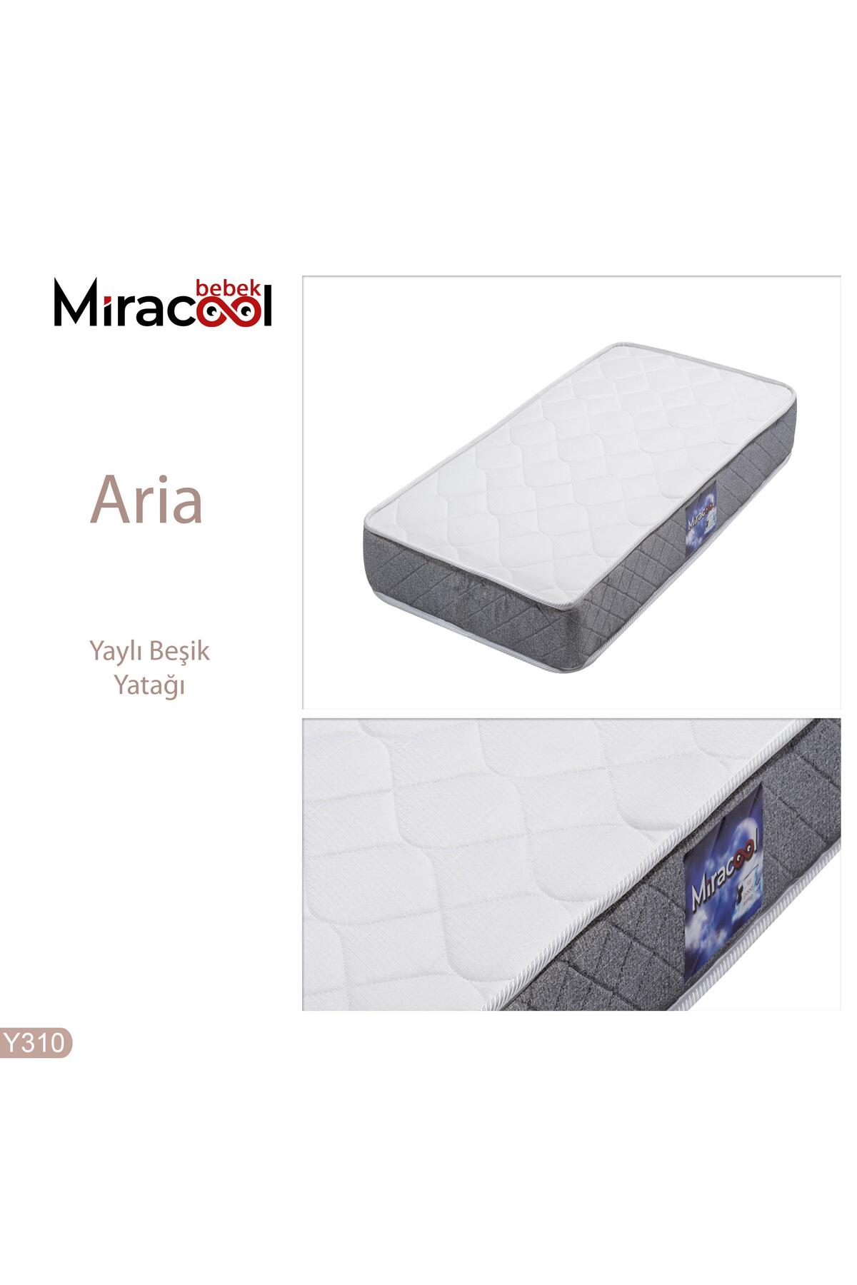 miracool Bebek Beşik Yatağı 60x120cm Yaylı Yatak fotoğrafı 2 (önizleme)