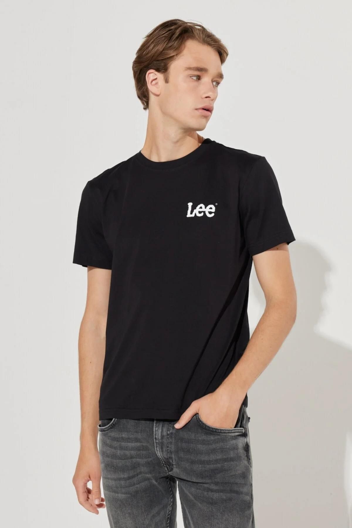Lee تی شرت یقه دوچرخه