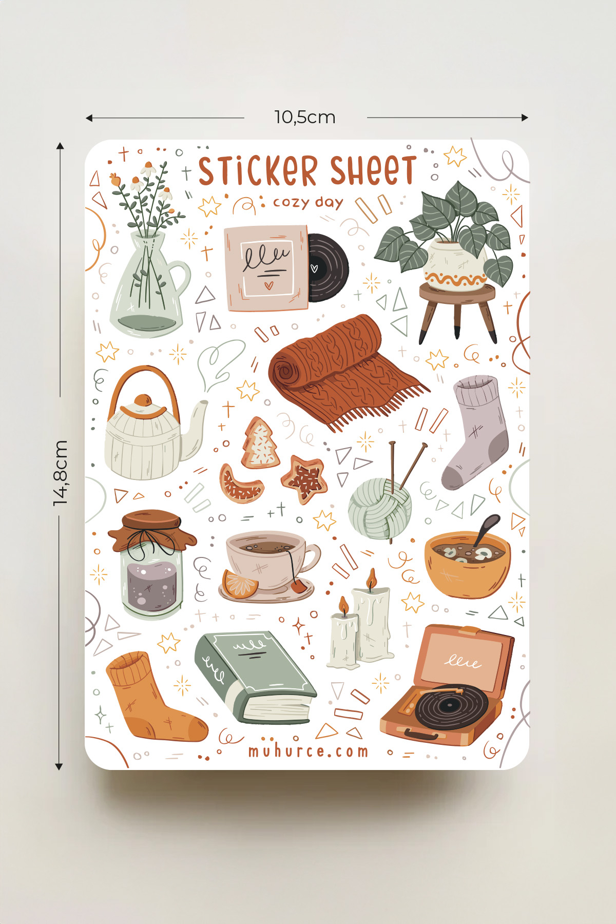 MÜHÜRCE Cozy Day - Rahat Bir Gün Bujo Sticker Seti Fiyatı, Yorumları ...