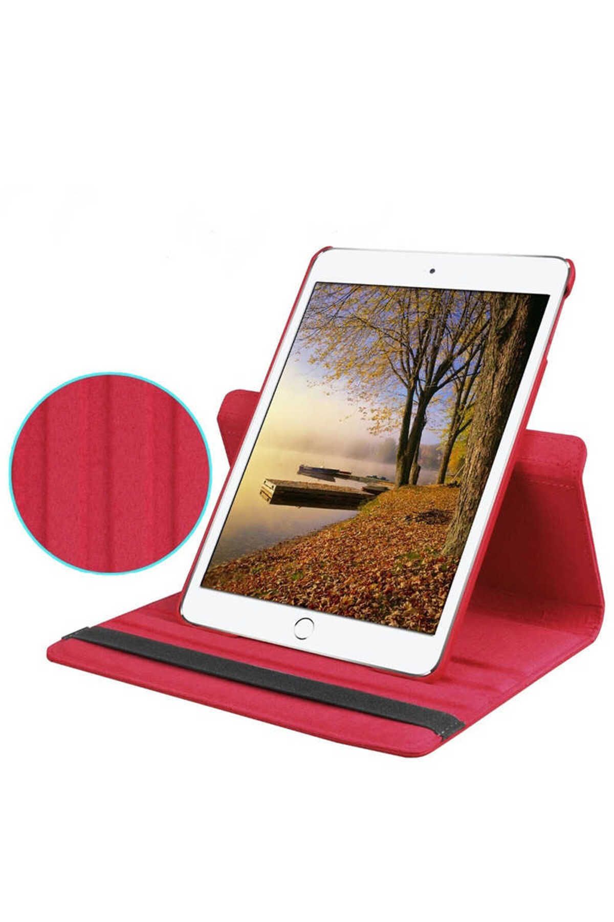 KılıfPark-iPad 10.2 202 Compatible (9th Generation) Case with Rotatable Stand Smart Cover Hard Case 3