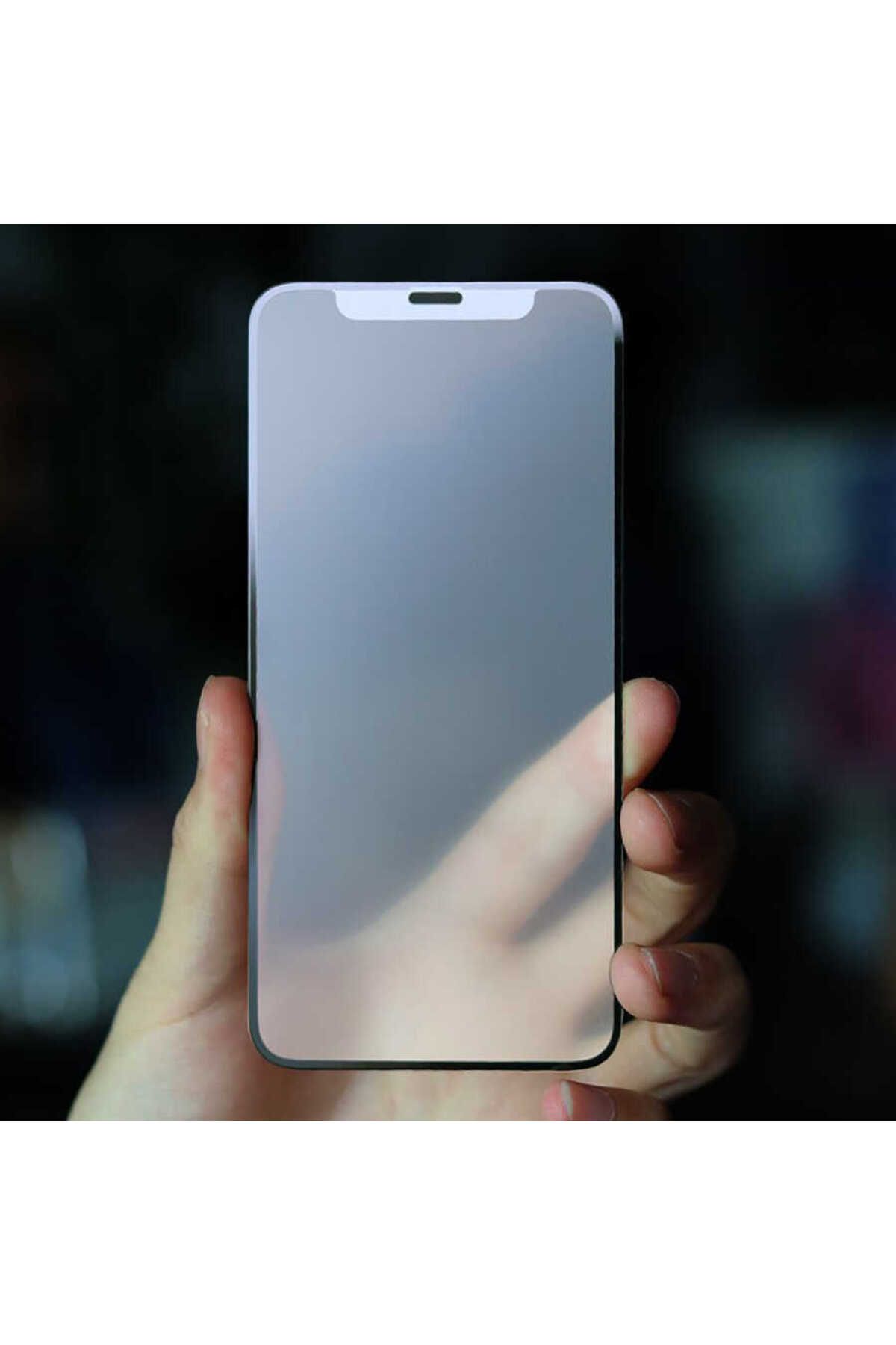 GRABONO-Apple iPhone XS Max 6.5 Compatible Fully Covering the Screen Shatterproof Matte Screen Protector Black 3