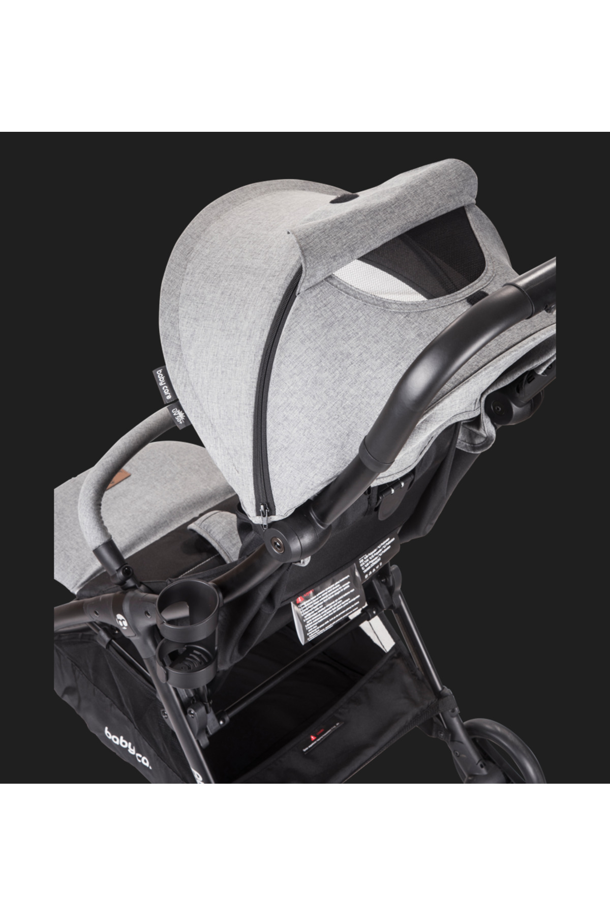 BC720 BABYCARE OTOMATIK KABIN BEBEK ARABASI FUME 3