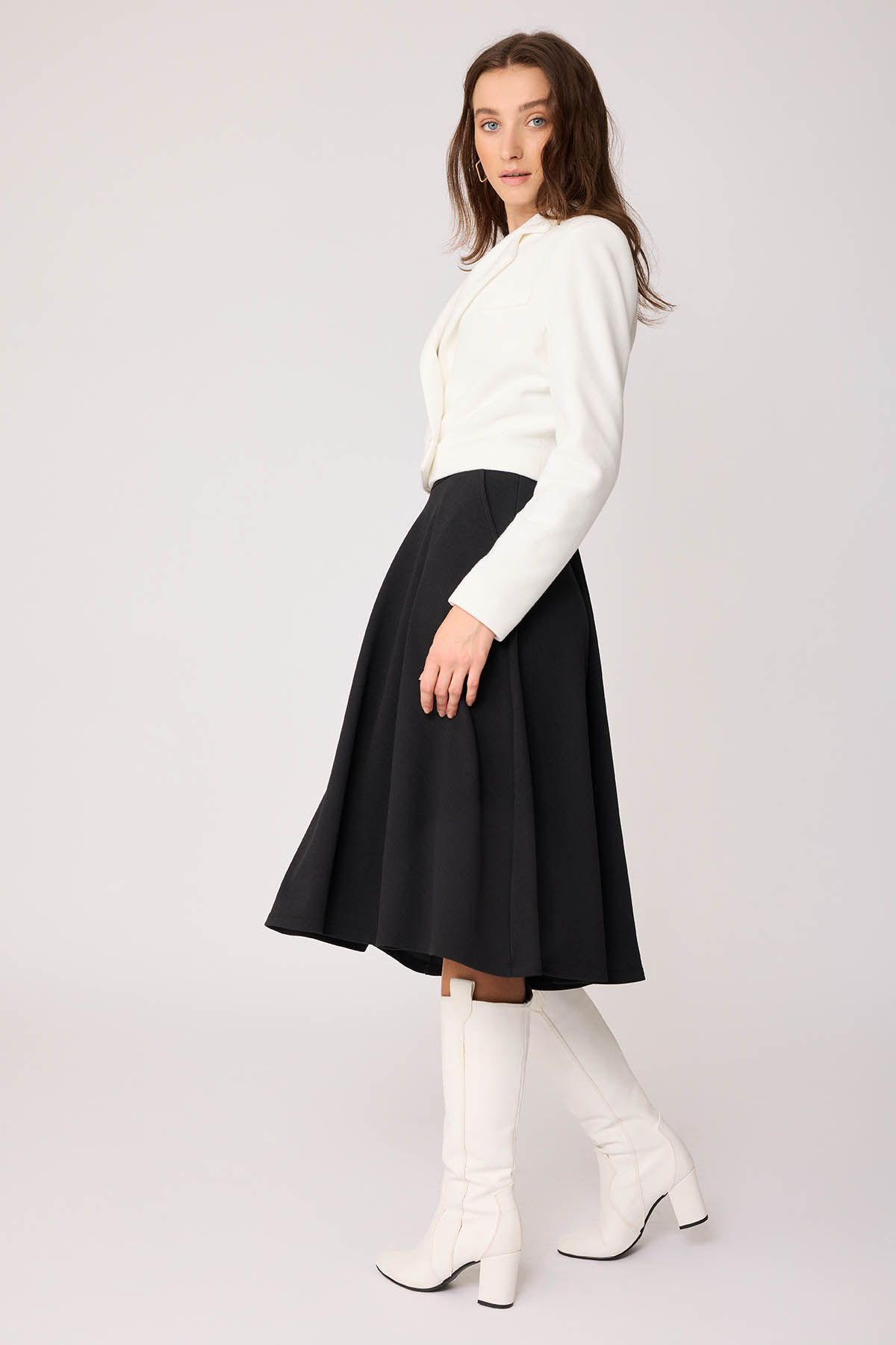 Vitrin Side Zipper Pocket Skirt Trendyol