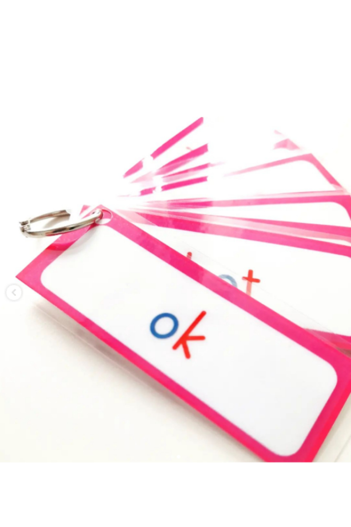 Ada Montessori Montessori Pembe Seri Dil Kartları fotoğrafı 2 (önizleme)