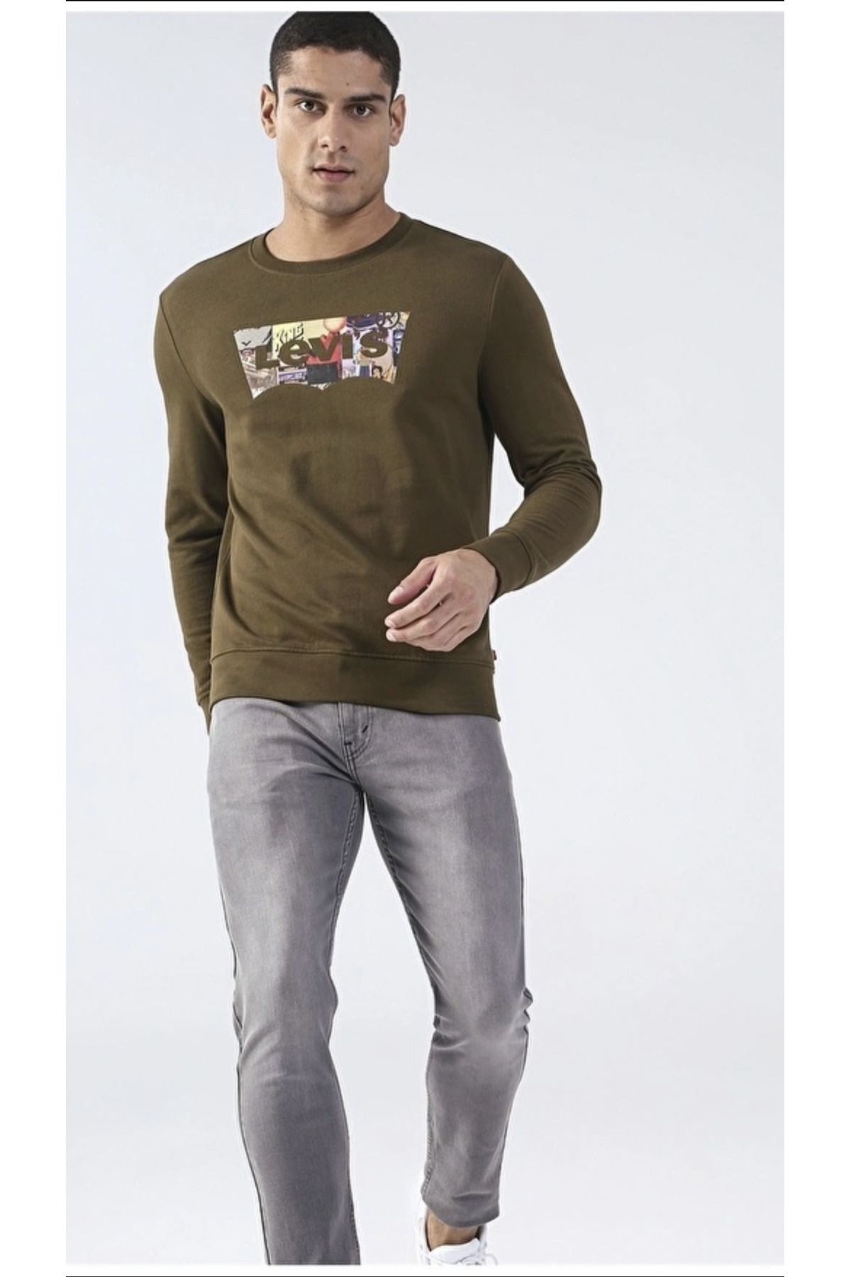Sweat levis kaki clearance